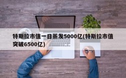 特斯拉市值一日蒸发5000亿(特斯拉市值突破6500亿)