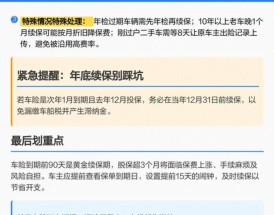 车险续保,车险续保提前几天