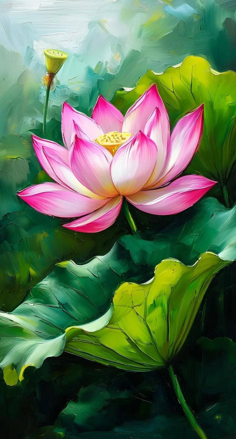 莲花图片大全唯美图片(莲花图片大全画画)