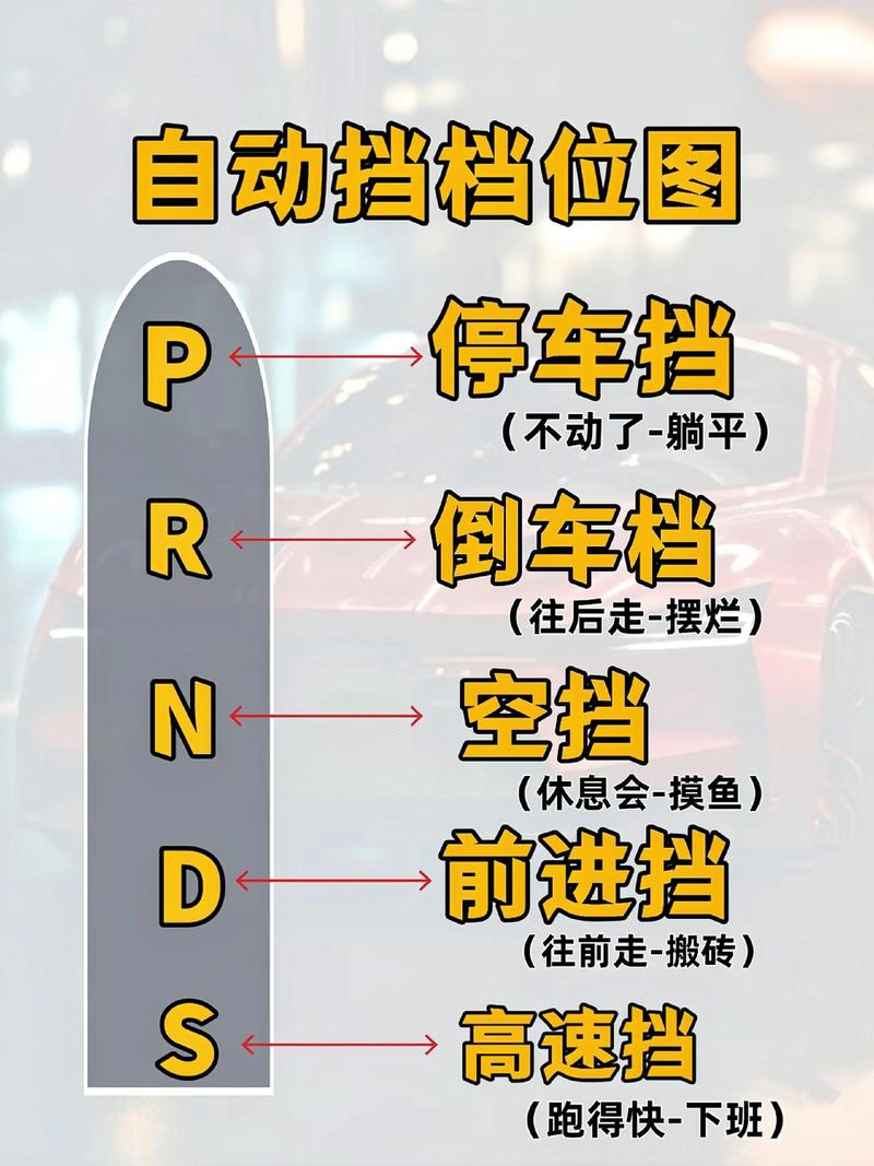 自动挡挂档技巧口诀 自动挡挂档技巧口诀图解